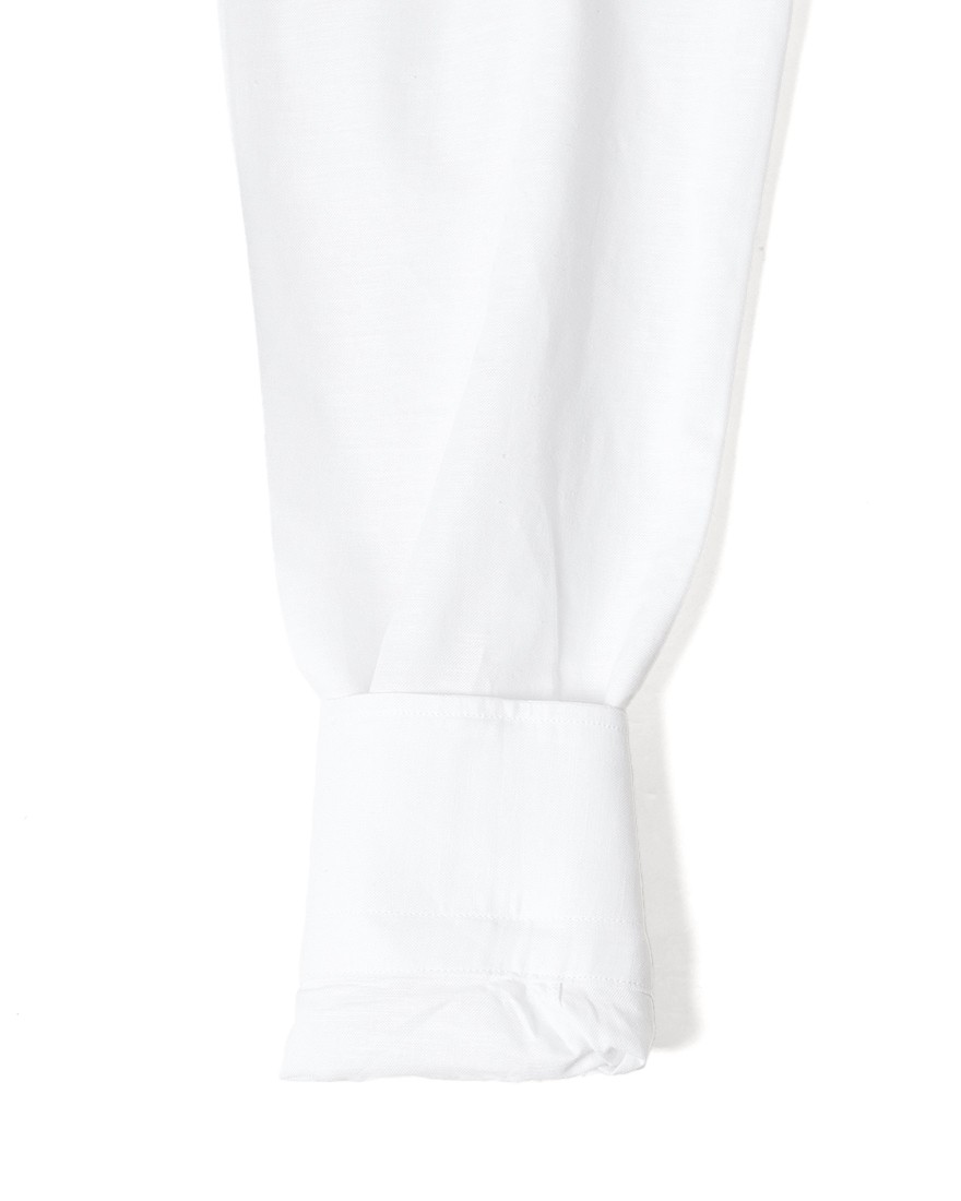 BORRIELLOコットンリネン セミワイドカラー シャツ【GAIOLA/ガイオラ】17l