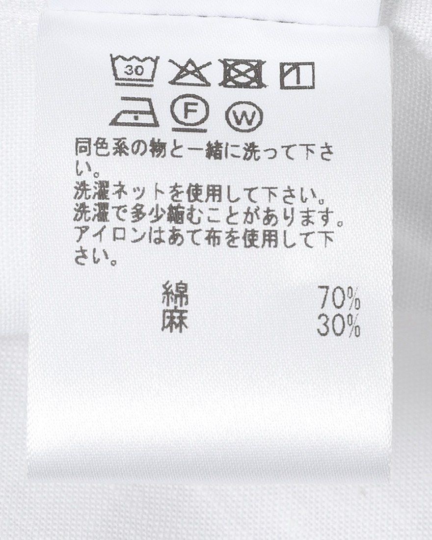 BORRIELLOコットンリネン セミワイドカラー シャツ【GAIOLA/ガイオラ】19l