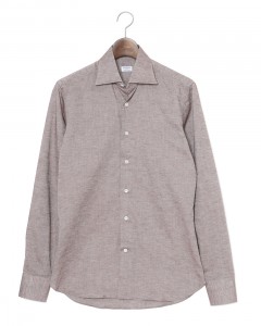 コットンリネン セミワイドカラー シャツ【GAIOLA/ガイオラ】