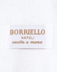 BORRIELLOコットンリネン セミワイドカラー シャツ【GAIOLA/ガイオラ】mb_12l