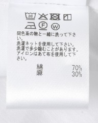 BORRIELLOコットンリネン セミワイドカラー シャツ【GAIOLA/ガイオラ】mb_19l