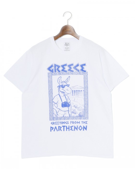 WILD DONKEYプリントTシャツ【JERRY IN GREECE TSHIRT】c0