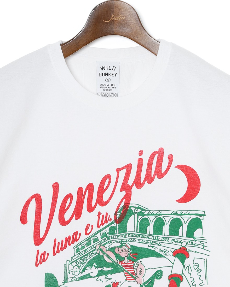 WILD DONKEYプリントTシャツ 【VENEZIA TSHIRT】05l