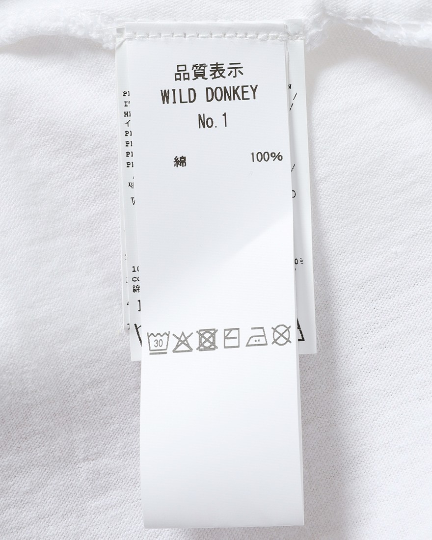 WILD DONKEYプリントTシャツ 【VENEZIA TSHIRT】12l
