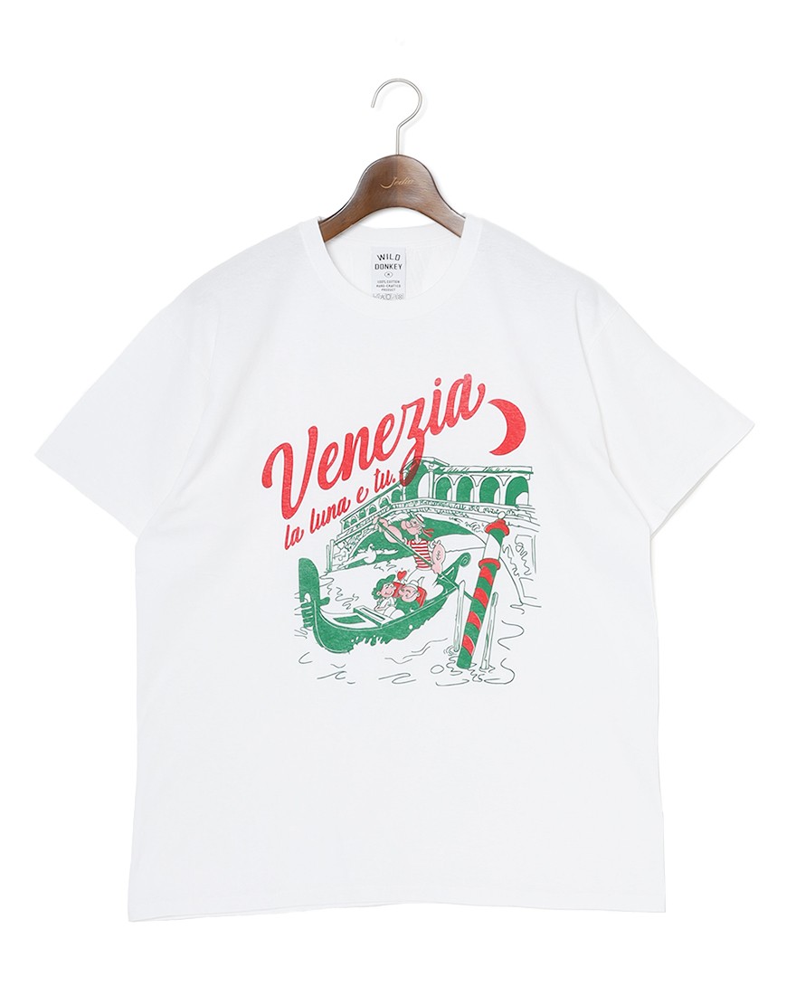 WILD DONKEYプリントTシャツ 【VENEZIA TSHIRT】c0