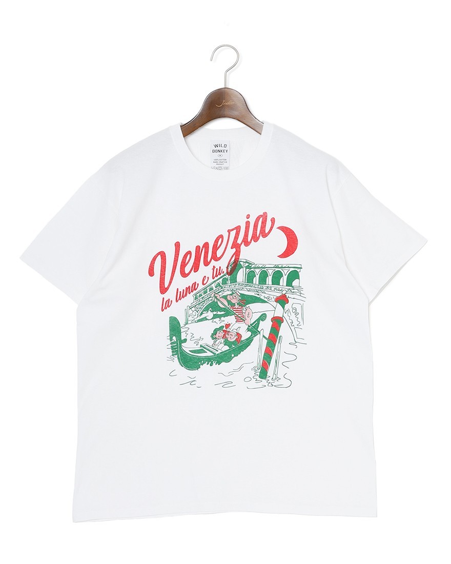 WILD DONKEYプリントTシャツ 【VENEZIA TSHIRT】ma