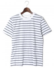MAISON CORNICHON(メゾン コルニション)コットン ボーダークルーネック【Border Tee】
