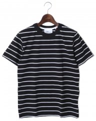 MAISON CORNICHON（メゾン コルニション）コットン ボーダークルーネック【Border Tee】