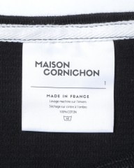 MAISON CORNICHON※ワケあり※ボートネック ソリッド【Boat Neck】mb_06l