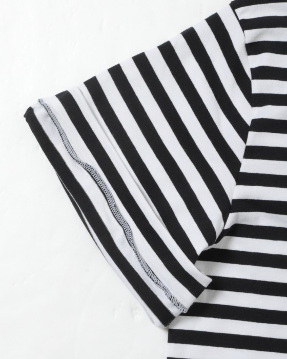 MAISON CORNICHONボーダーカットソー【New Border】06l