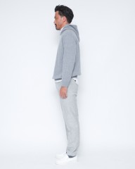 Rencontrantカシミヤ混ウール スウェットパーカーmb_14l