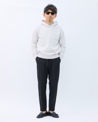 Rencontrantカシミヤ混ウール スウェットパーカーmb_ma