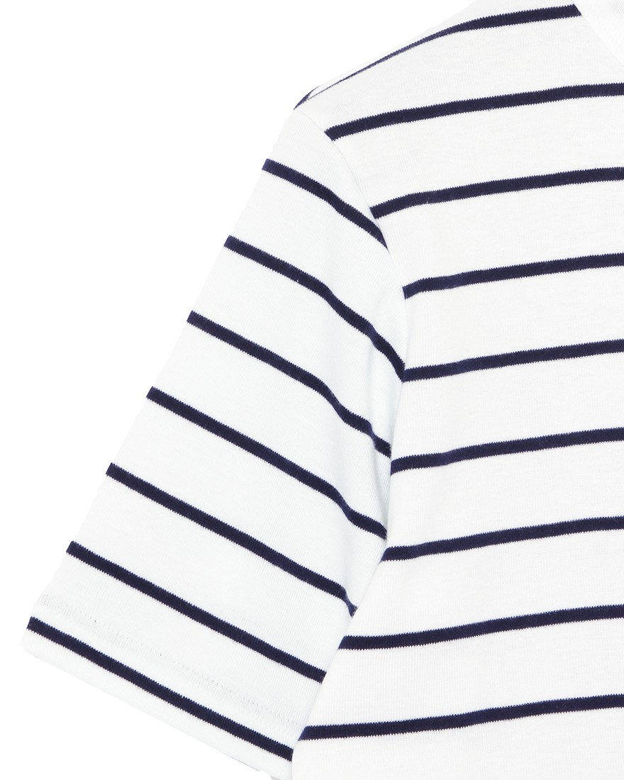 MAISON CORNICHONコットンストライプTee【Classic cancale】03l