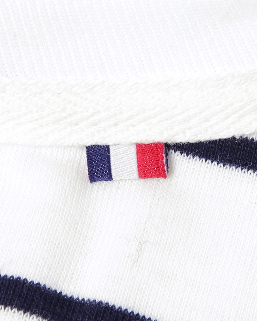 MAISON CORNICHONコットンストライプTee【Classic cancale】05l