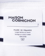 MAISON CORNICHONコットンストライプTee【Classic cancale】mb_06l