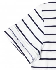 MAISON CORNICHONコットンストライプTee【Classic cancale】mb_08l