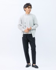 Rencontrantカシミヤ混 ニットカーディガンmb_ma