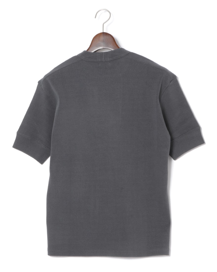 BONFILクルーネック リブ Tシャツ03l