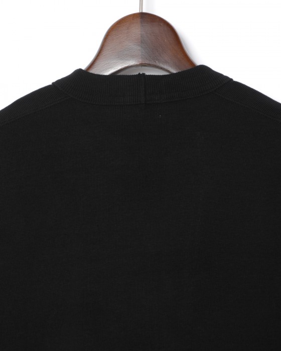 BONFILクルーネック リブ Tシャツ06l