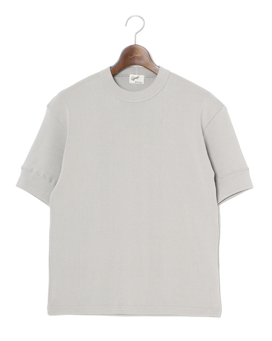 BONFILクルーネック リブ Tシャツ