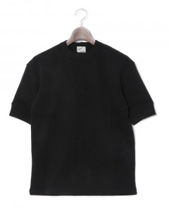 クルーネック リブ Tシャツ