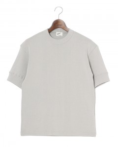 クルーネック リブ Tシャツ