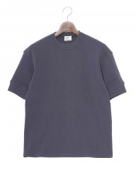 BONFILクルーネック リブ Tシャツmb_c3