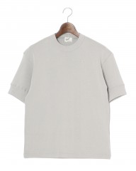 BONFILクルーネック リブ Tシャツmb_c4