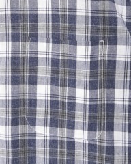 Placideコットンリネン チェックシャツmb_18l