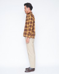 Placideコットンフランネル チェックシャツmb_02l