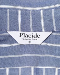 Placideコットン ストライプシャツmb_14l
