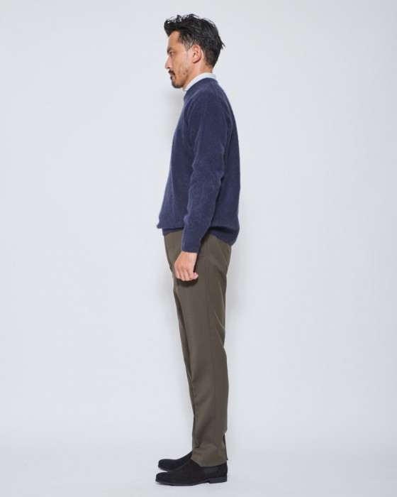 Rencontrantフォックスウール クルーネックニット12l