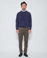 Rencontrantフォックスウール クルーネックニットmb_11l