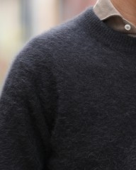 Rencontrantフォックスウール クルーネックニットmb_14l