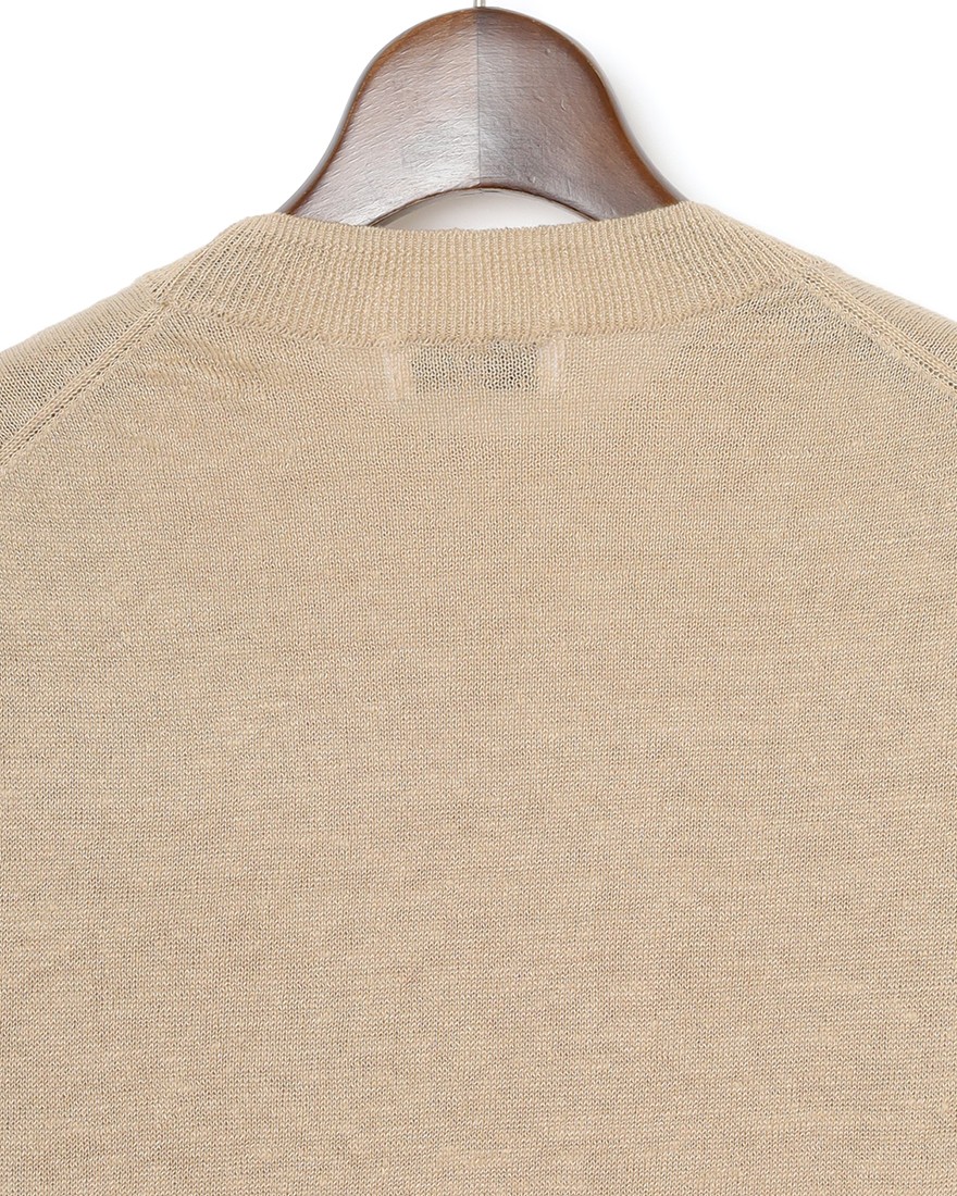 Rencontrantリネン クルーネック カットソー09l