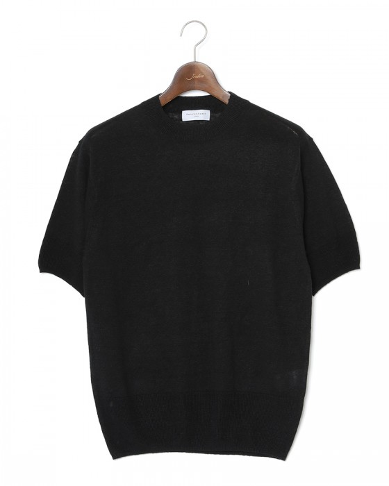 Rencontrantリネン クルーネック カットソーc1