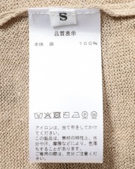 Rencontrantリネン クルーネック カットソーmb_13l