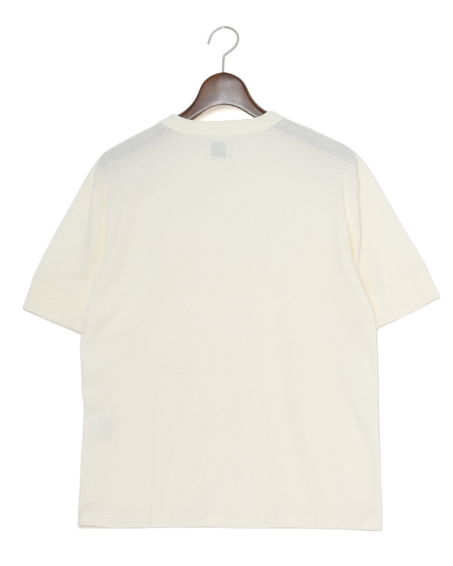 BONFILコットンカシミヤ クルーネック Tシャツ04l