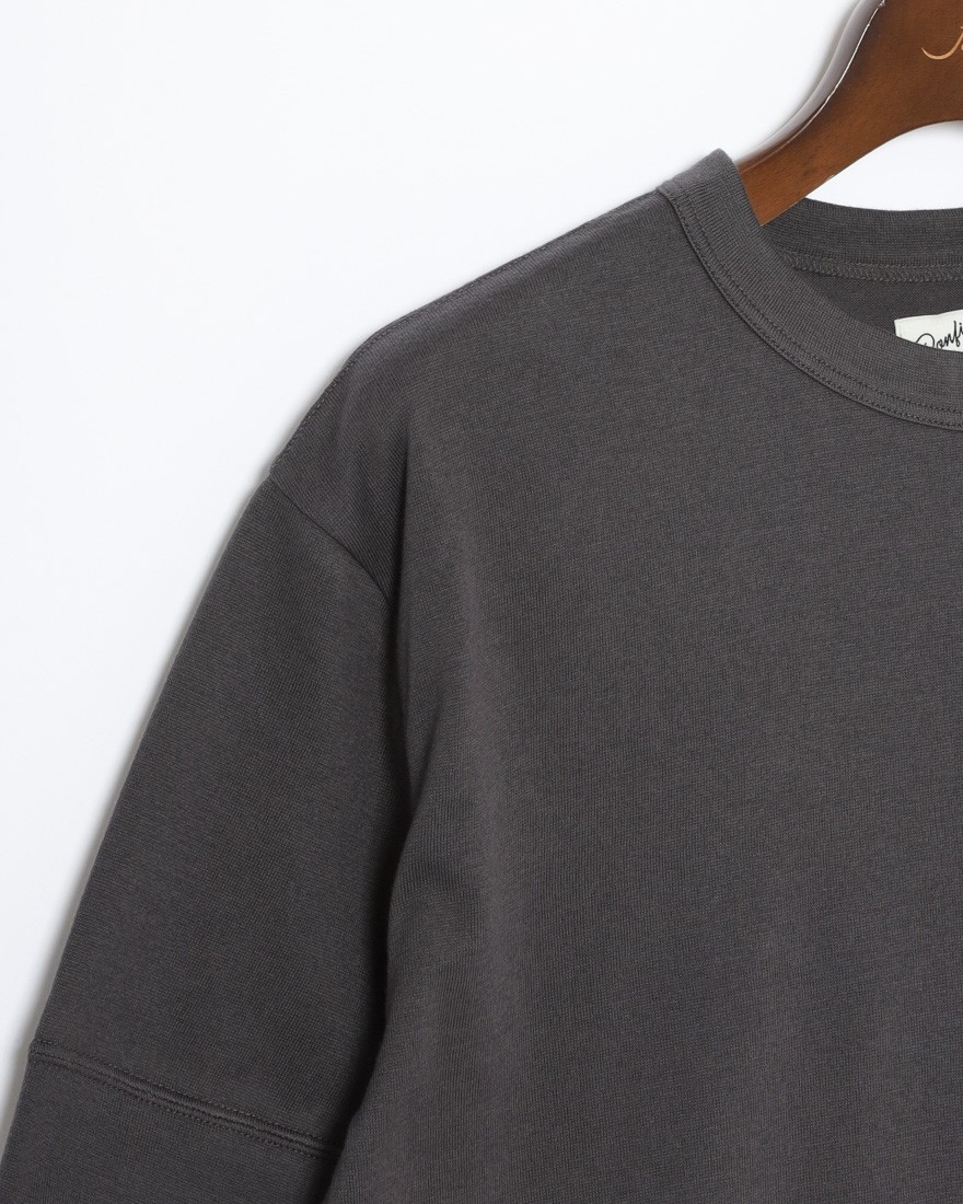 BONFILコットンカシミヤ クルーネック Tシャツ09l