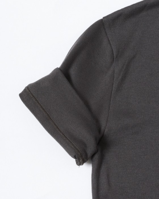 BONFILコットンカシミヤ クルーネック Tシャツ12l