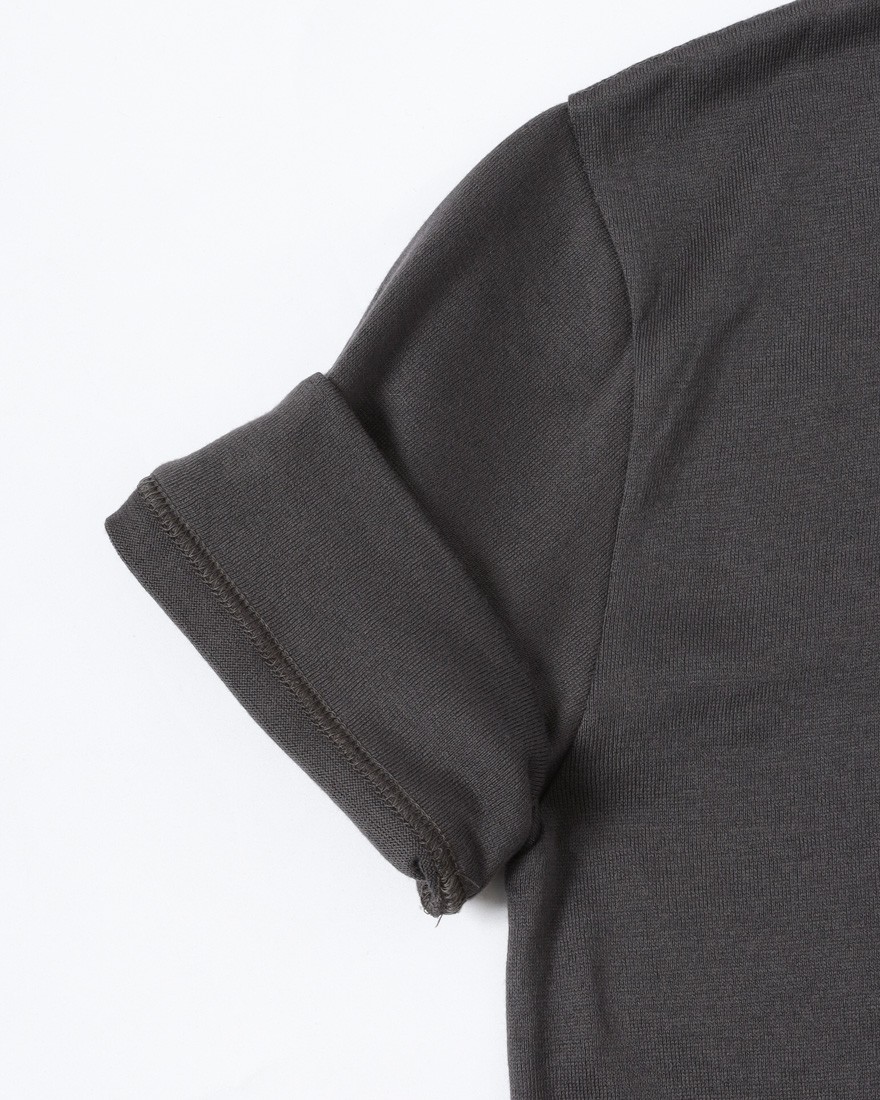 BONFILコットンカシミヤ クルーネック Tシャツ12l