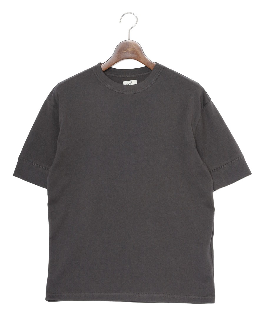 BONFILコットンカシミヤ クルーネック Tシャツc2