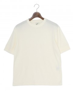 コットンカシミヤ クルーネック Tシャツ