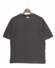 BONFILコットンカシミヤ クルーネック Tシャツmb_c2