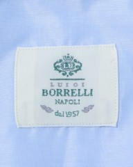 LUIGI BORRELLIセミワイドカラー サックスコットンシャツ【LUCIANO】mb_08l