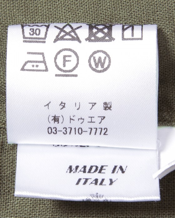 セミワイドカラー コットンリネンシャツ 【LUCIANO】｜LUIGI BORRELLI（ルイジ ボレッリ）｜TOKYOlife
