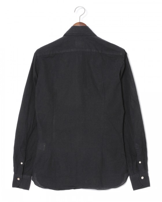 LUIGI BORRELLIリネンコットン セミワイドカラーシャツ【LUCIANO/ルチアーノ】17l