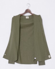 LUIGI BORRELLIリネンコットン セミワイドカラーシャツ【LUCIANO/ルチアーノ】mb_09l