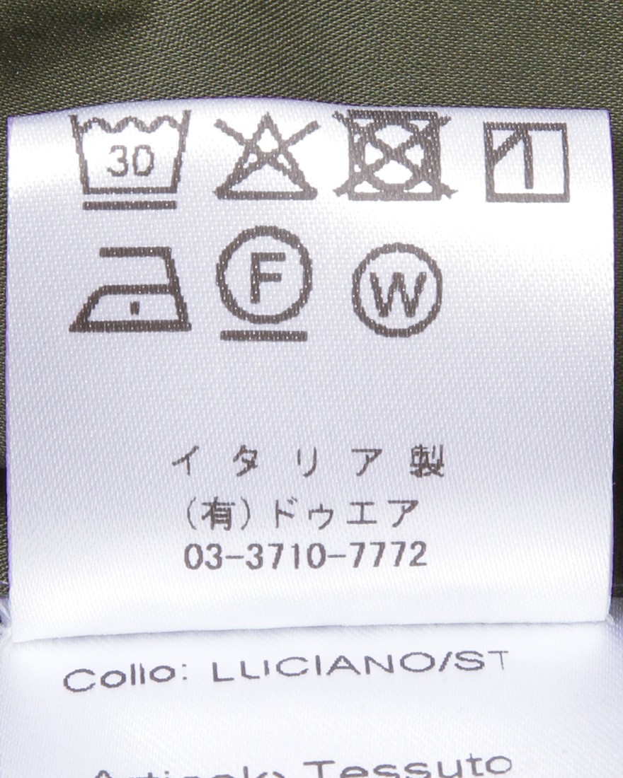 LUIGI BORRELLIストレッチコットン セミワイドカラーシャ【LUCIANO/ルチアーノ】15l