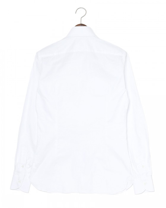 LUIGI BORRELLIコットンオックスフォード セミワイドカラーシャツ【LUCIANO/ルチアーノ】04l